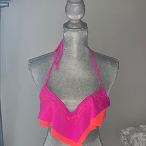 pink bathing suit top